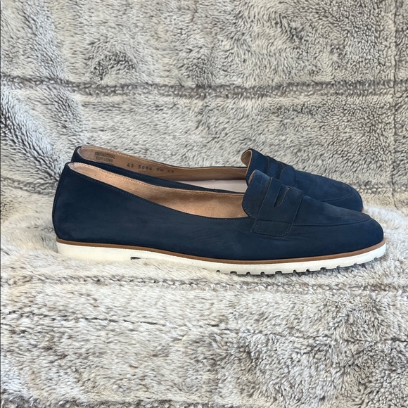 Paul Green Shoes - Paul Green Navy Blue Carmela Loafers